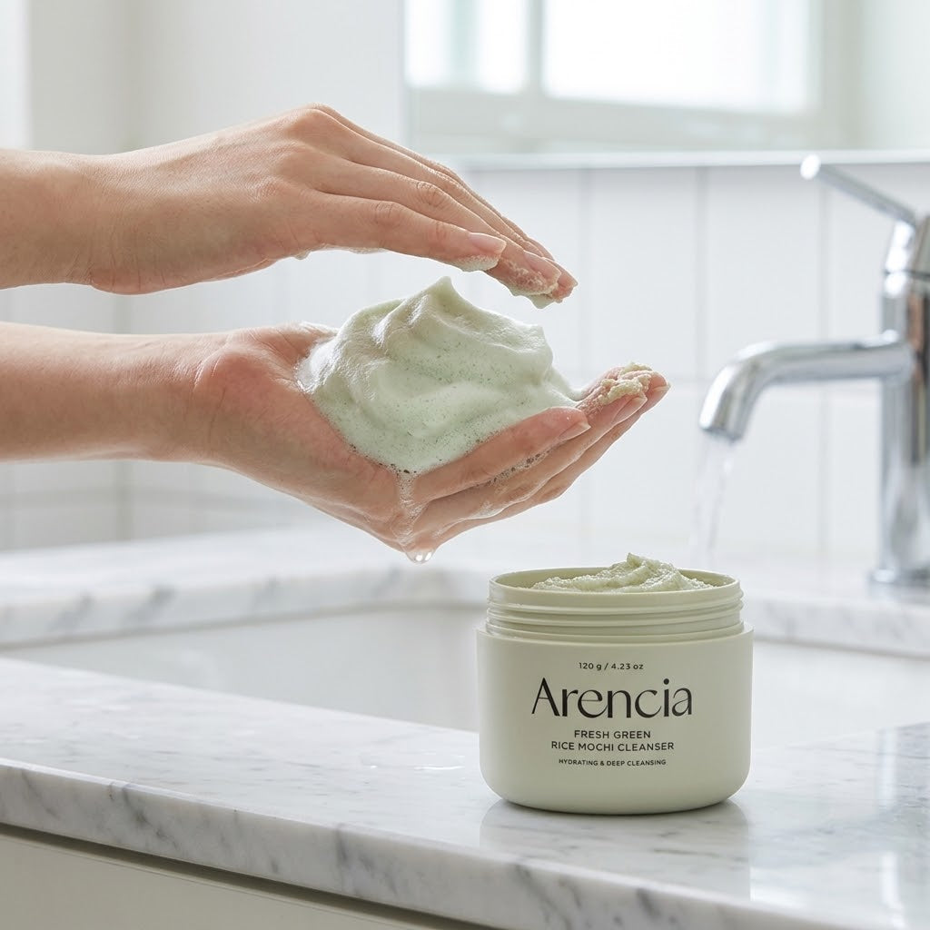 Arencia
FRESH GREEN
RICE MOCHI CLEANSER